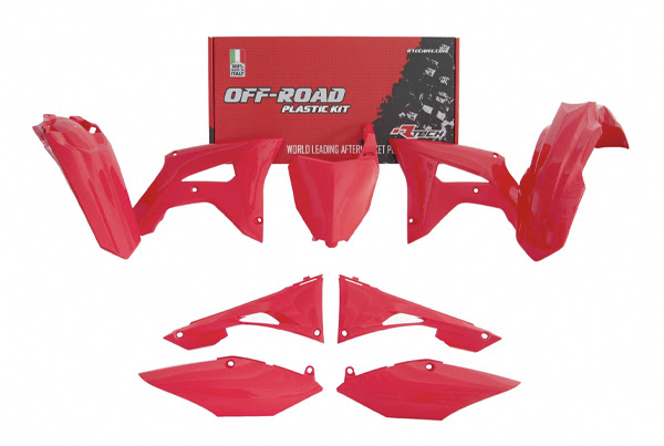 Kit plastique Honda CRF250/CRF450 R J 2019 2020 2021 – Rouge – R’Tech