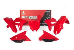 Kit plastique carénage Honda CRF250 R J / CRF450 R J 2021-2023 – R’Tech REVOLUTION rouge