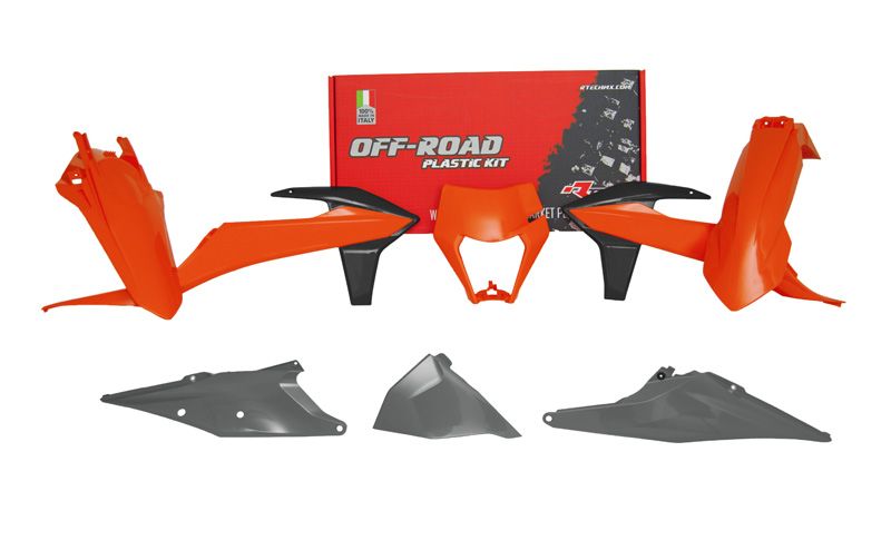 Kit plastique R'Tech Gas Gas EC250 EC300 EC250F EC350F (2021-2023) – 6 pièces