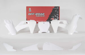 Kit plastique motocross TC 125/250 2019 – R’Tech RKITHSQBN0599 Blanc
