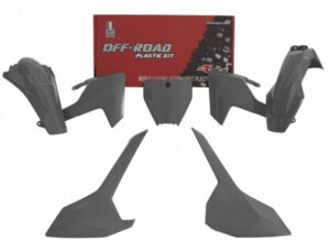 Kit plastique carénage Husqvarna FC 250-350-450 / TC-FS 125-250 – 2016 à 2018 – R’Tech Gris Quantum