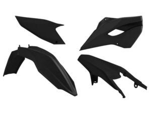 Kit plastique moto Husqvarna FE/TE 2014 – Carénage noir 4 pièces – R’Tech