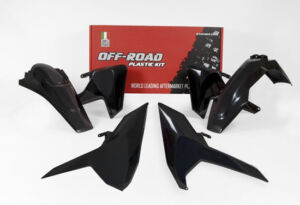Kit plastique enduro Husqvarna FE 250/350/450/501 TE/TX 2017-2019 – R’Tech noir