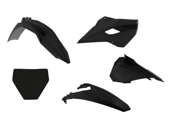 Kit plastique Husqvarna TC 85 14/17 & 16/19 (2014-2017) – R’Tech Noir