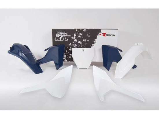 Kit plastique carénage Husqvarna FC 250 / FC 350 / FC 450 / FS 450 / TC 125 / TC 250 - 2016 à 2018 - R’Tech
