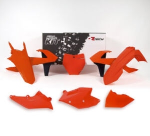 Kit plastique KTM SX125/SX-F 2016-2018 – Orange fluo – R’Tech