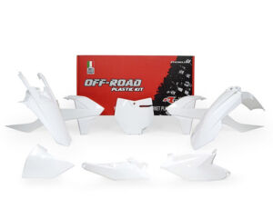Kit plastique Gas Gas MC85 KTM SX85 2018-2023 – R'Tech Blanc – 6 pièces