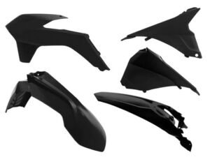 Kit plastique KTM EXC125-500 (2014–2016) – Noir – R’Tech