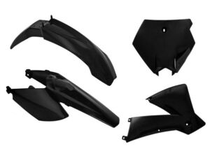 Kit plastique KTM SX85 (2006-2012) 17”/14” et 19”/16” – R’Tech – 4 pièces – Noir
