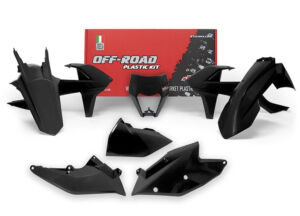 Kit plastique carénage noir pour moto – R’Tech RKITKTMNR0517