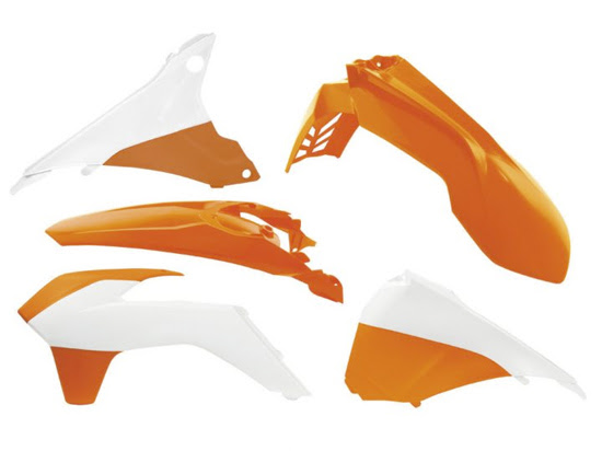 Kit plastique carénage KTM EXC125 à EXC500 (2014-2016) – R’Tech