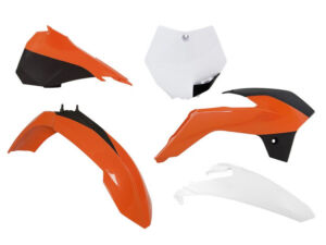 Kit plastique KTM SX85 (17”/14” et 19”/16”) 2013-2017 – R’Tech carénage 5 pièces