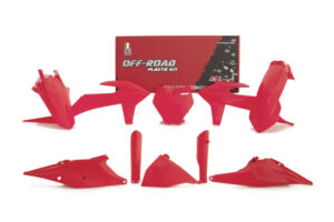 Kit plastique carénage rouge fluo pour KTM SMR450, SX125/150/250/250-F/350-F/450-F (2019–2022) – R’Tech