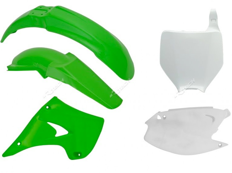 Kit plastique carénage Kawasaki – R’Tech RKITKX0OEM500 – Polypropylène brillant, anti-rayure