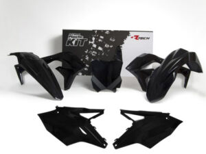 Kit plastique Kawasaki KX450 F 2016-2018 – R’Tech – Carénage noir complet