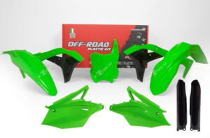 Kit plastique Kawasaki KX250 F 2017 à 2020 – Vert fluo – R’Tech