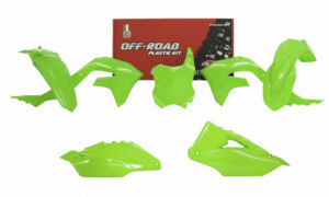 Kit plastique Vert fluo Kawasaki KX250 KX450 2019-2023 – R’Tech