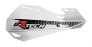 Protège-mains moto tout-terrain blanc – R’Tech RKITPMDUBN14