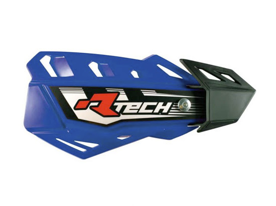 Protège-mains FLX moto tout-terrain – RTech RKITPMFLBL00 – Plastique injecté anti-UV
