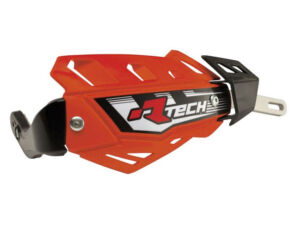 Protège-mains pour moto tout-terrain – Orange fluo – R’Tech RKITPMFMAN00