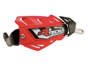 Protège-mains CRF rouge – FLX ALU – R’Tech – Réf RKITPMFMRS00