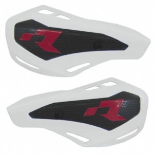 Protège-mains HP1 blanc avec kit montage – R’Tech RKITPMHP1BN0 – Plastique injecté tout-terrain