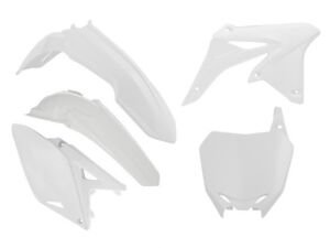 Kit plastique carénage Suzuki RM-Z 250 (2010-2018) – R’Tech Blanc