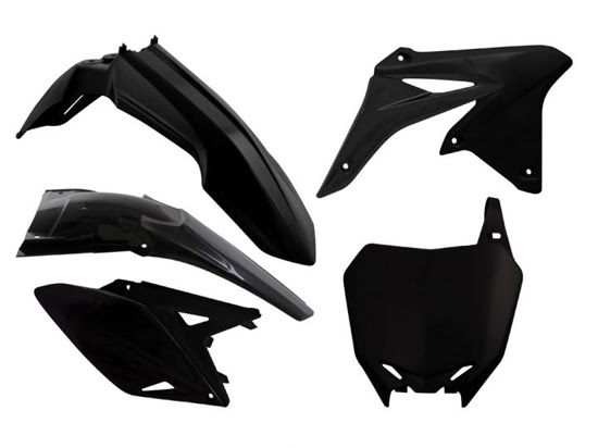 Kit plastique Suzuki RM-Z 250 (2010-2018) – R’Tech – Carénage noir