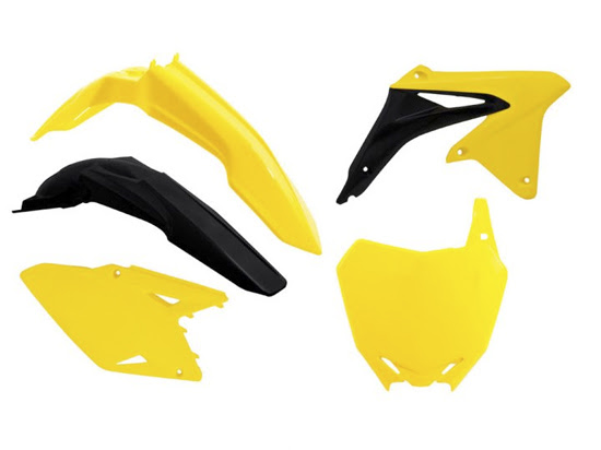 Kit plastique Suzuki RM-Z 450 2008 à 2017 – Carénage R’Tech Origine