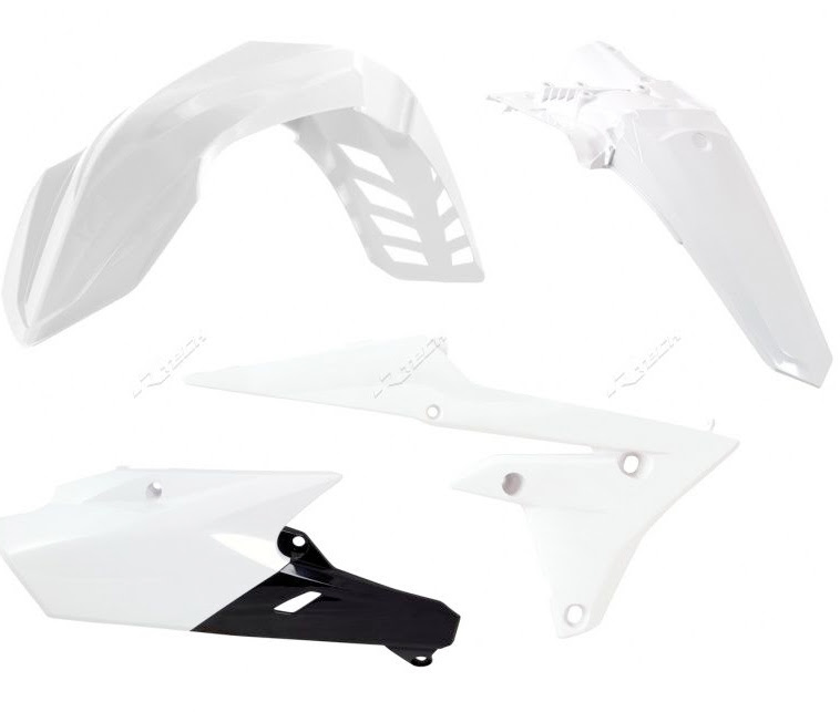 Kit plastique carénage Yamaha – Blanc – R’Tech RKITWRFBN0415