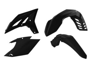 Kit plastique Yamaha WR450 F 1DX (2012–2015) noir – R’Tech