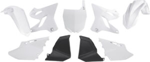 Kit plastique Yamaha YZ125 / YZ250 (2002 à 2021) – Blanc – R’Tech