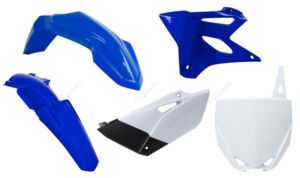 Kit plastique Yamaha YZ85 LW (2015-2021) – R'Tech bleu et blanc B0G1