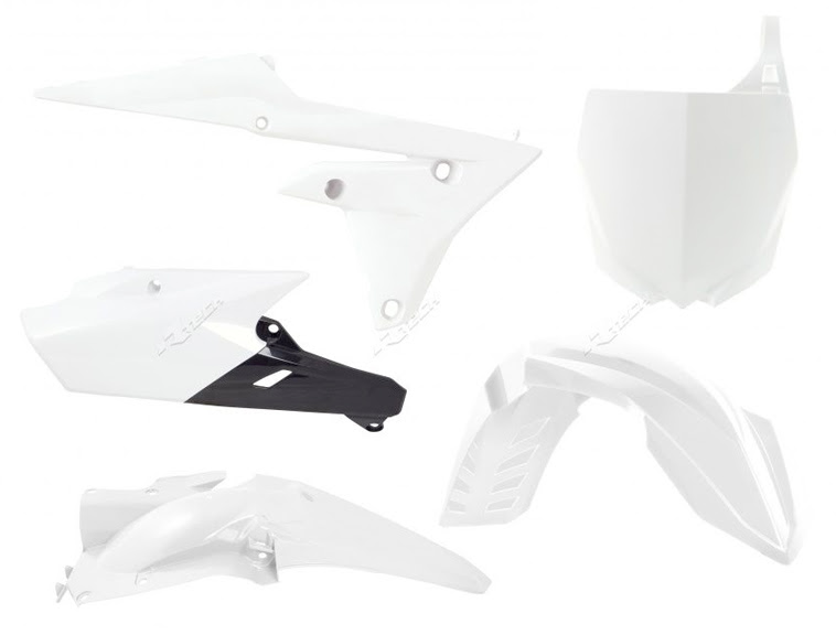 Kit plastique Yamaha YZ250F / YZ450F (2014–2018) – R’Tech Blanc CG23C
