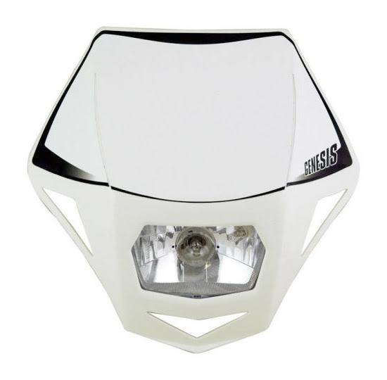 Plaque phare moto – R’Tech RMASKBN00006 – Polypropylène résistant – Couleur UV – Compatible tout-terrain