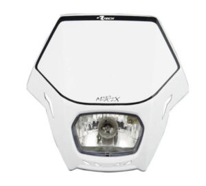 Plaque phare Matrix blanc – Compatibilité universelle – R’Tech RMASKBN00007