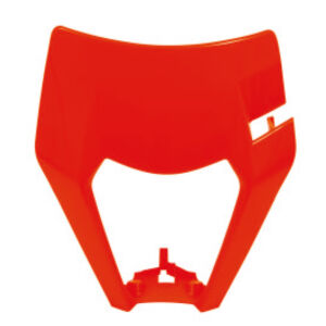 Plaque Phare KTM EXC 125/250/300/350/450/500 (2017-2019) – R’Tech – Orange Néon