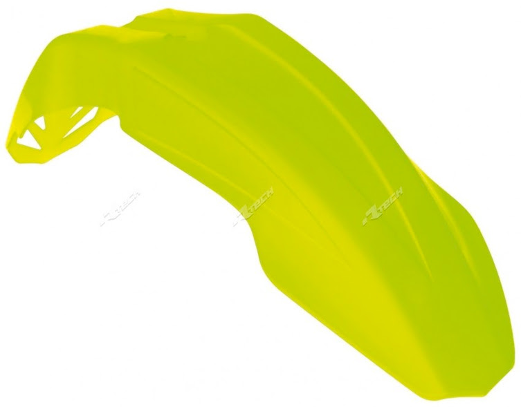 Garde-boue avant universel moto – Jaune fluo – R’Tech RPASMRGF0006