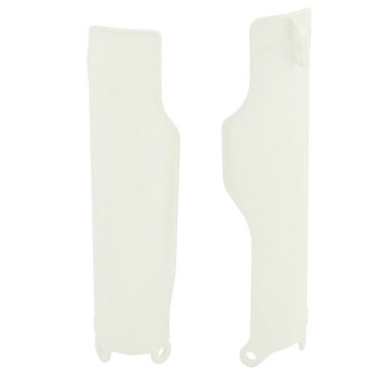 Protège fourche Honda / Gas Gas EC200 EC250 EC300 CR125 CR250 CRF250 CRF450 (1990-2018) – Blanc – R’Tech