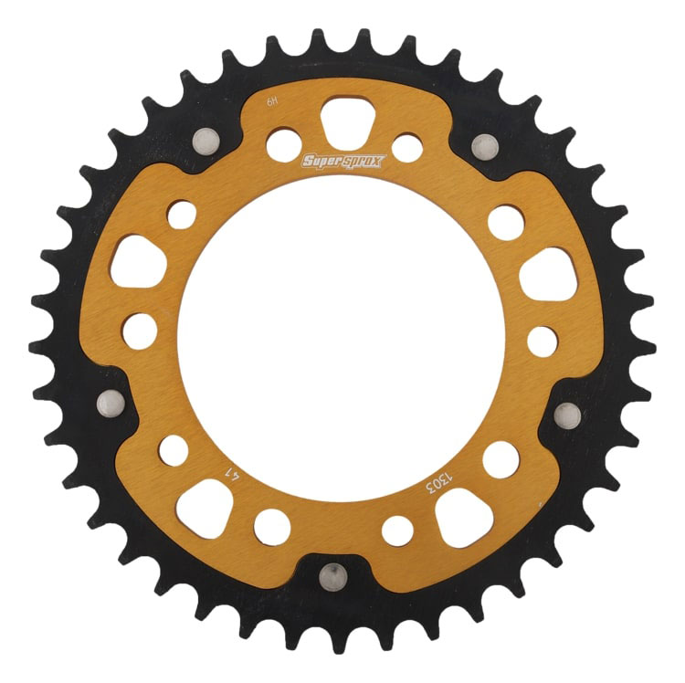 Couronne Supersprox Honda NC750 X DCT F / Yamaha R1 RN32 (2015–2023) – STEALTH-1303:41(1316) GOLD