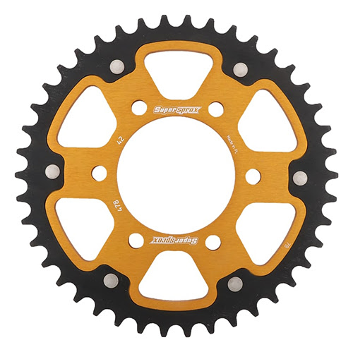 Couronne 42 dents Kawasaki GPZ400 ZX400A (1986–1989) – Supersprox SPX STEALTH RST-478:42-GOLD