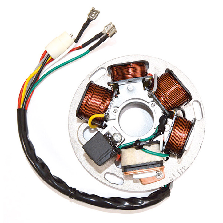 Stator 6 pôles pour Vespa PX 125/150/200 (1981–1997) – SGR – Ref. 217983