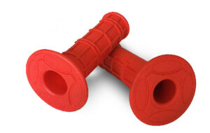 Poignées moto cross et enduro 22/24 mm – UP HOLESHOT 115 mm Rouge – 01289R