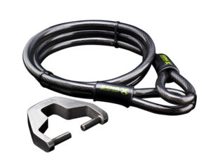Câble antivol 150 cm XENA pour bloque-disque moto/scooter avec adaptateur XCAXX – XXA150