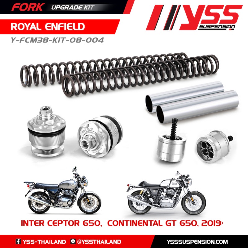Kit fourche Fourche Royal Enfield Interceptor / Continental GT 650 (2020-2023) – YSS