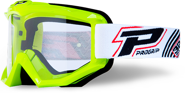 Masque moto cross ATZAKI Base 3201 Vert - Progrip