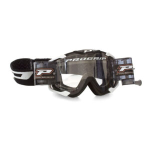 Masque moto cross MENACE Roll-Off XL 3400 Noir - Progrip