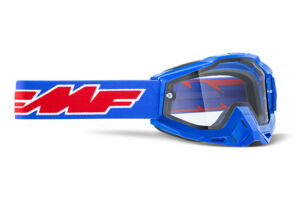 Masque moto cross POWERBOMB Enduro Rocket Blue - Ecran Transparent - FMF