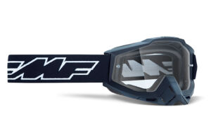 Masque moto cross POWERBOMB Rocket Black - Ecran Transparent - FMF