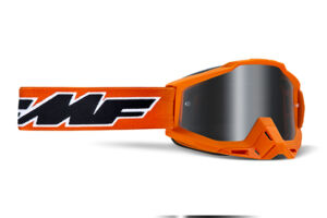 Masque moto cross POWERBOMB Rocket Orange - Ecran Miroir Silver  - FMF